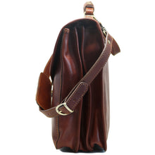 Load image into Gallery viewer, Cenzo Italian Leather Briefcase Messenger Bag 3