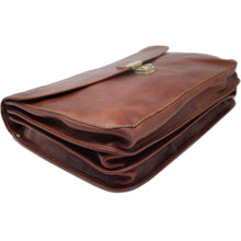 Load image into Gallery viewer, Cenzo Italian Leather Briefcase Messenger Bag 11