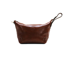 Load image into Gallery viewer, Cenzo Italian Leather Travel Toiletry Bag Dopp kit 3