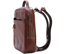 Load image into Gallery viewer, Cenzo Italian Leather Backpack Laptop Bag Knapsack 2
