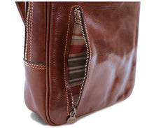 Load image into Gallery viewer, Cenzo Italian Leather Backpack Laptop Bag Knapsack 6