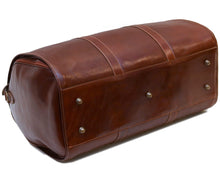 Load image into Gallery viewer, Cenzo Italian Leather Convertible Garment Duffle Bag 7