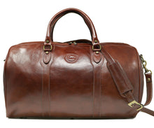 Load image into Gallery viewer, Cenzo Italian Leather Duffle Travel Bag 2