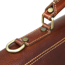 Load image into Gallery viewer, Cenzo Italian Leather Messenger Bag Briefcase Large 5
