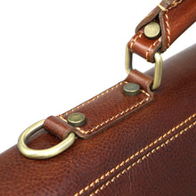 Load image into Gallery viewer, Cenzo Italian Leather Messenger Bag Briefcase Large 5