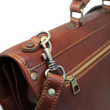 Load image into Gallery viewer, Cenzo Italian Leather Briefcase Messenger Bag 9
