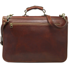 Load image into Gallery viewer, Cenzo Italian Leather Briefcase Messenger Bag 8
