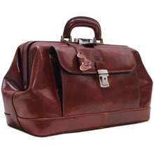 Load image into Gallery viewer, Cenzo Italian Leather Doctor Bag Briefcase Satchel 2
