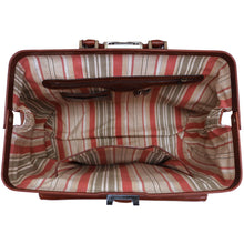 Load image into Gallery viewer, Monogram your Cenzo Doctor Style Briefcase in Vecchio Brown 6
