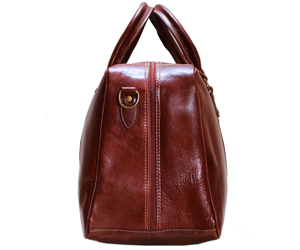 Cenzo Leather Duffle Bag