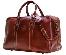 Load image into Gallery viewer, Cenzo Italian Leather Trunk Duffle Travel Bag 1
