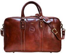 Load image into Gallery viewer, Cenzo Italian Leather Trunk Duffle Travel Bag 2
