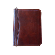 Load image into Gallery viewer, Cenzo Italian Leather Portfolio Organizer Tablet Case 4
